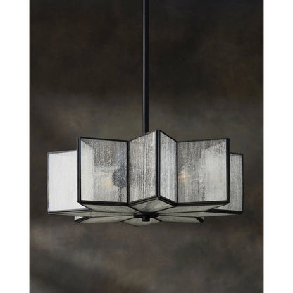 Morella Pendant by Surya. Made from iron, glass in a modern style.