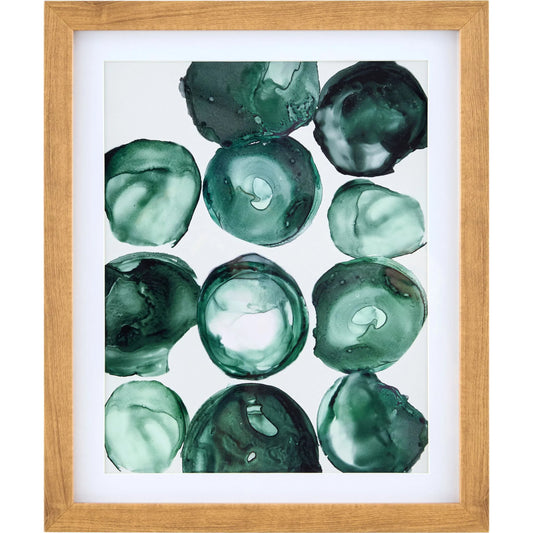 Molecule Framed Art by Livabliss in beige and matte, enameled. Made from canvas, polystyrene in a unique style.