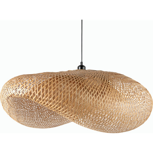 Montez Pendant - 529002 by Surya in fixture: black, shade: camel, cord: black and hand paintednaturalhand painted. Made from wood in a cottage & farmhouse style.