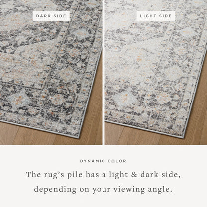 Monroe MON-01 Rug by Loloi II in charcoal, multi. Made from 100% polypropylene in a unique style.