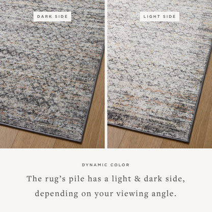 Monroe MON-03 Rug by Loloi II in grey, multi. Made from 100% polypropylene in a unique style.