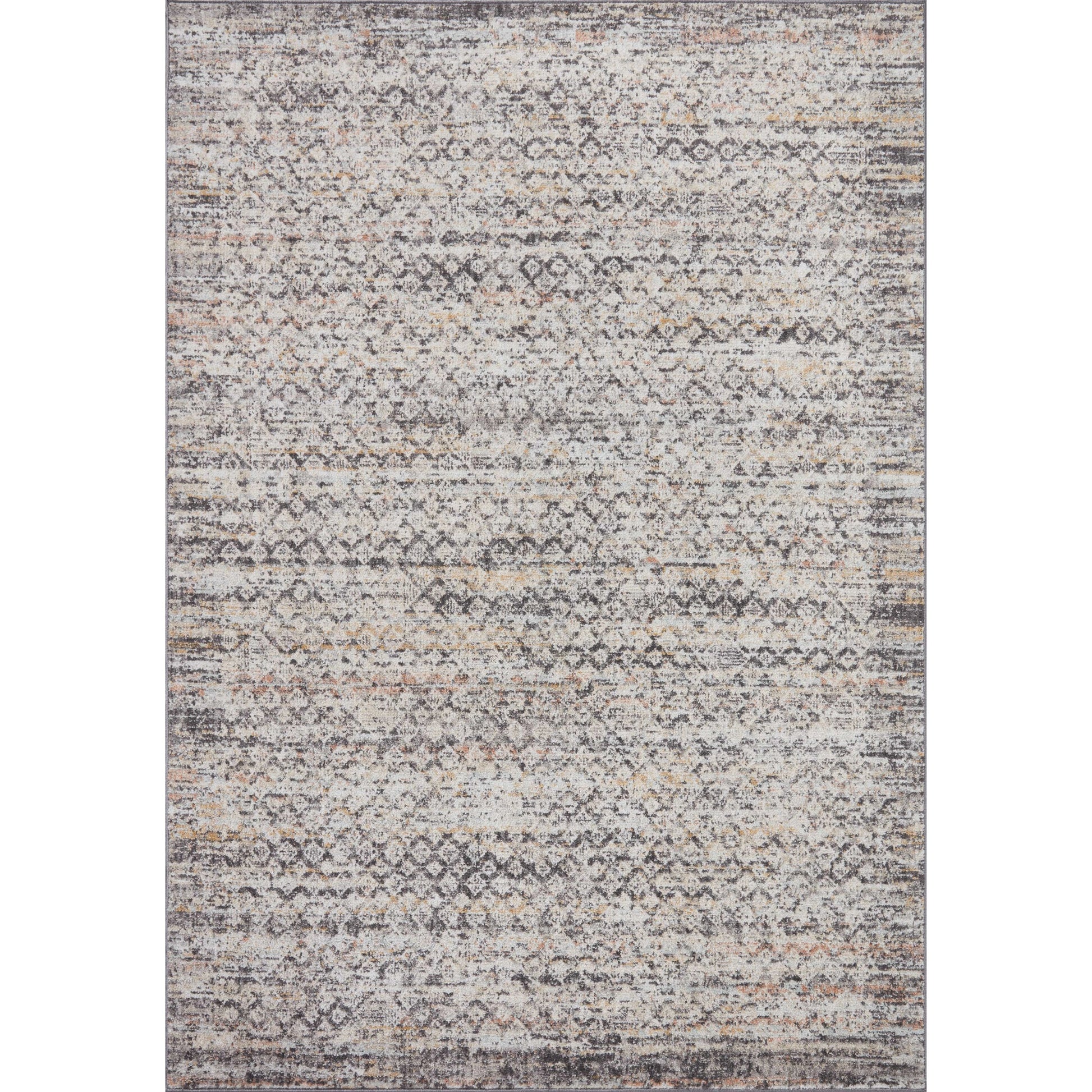 Monroe MON-03 Rug by Loloi II in grey, multi. Made from 100% polypropylene in a unique style.