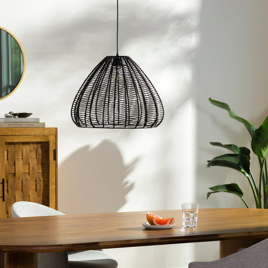 Mosella - 32435 by Surya in painted. Made from shade (outside): rattan, fixture: rattan, canopy: metal in a cottage & farmhouse style.