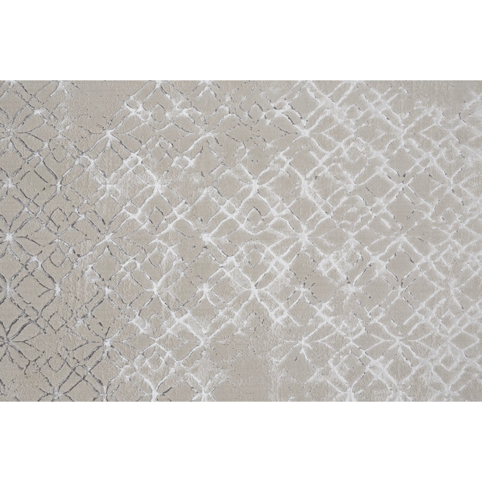 Micah Metallic Trellis Rug - 3047F by Feizy. Made from polyester, polypropylene in a unique style.