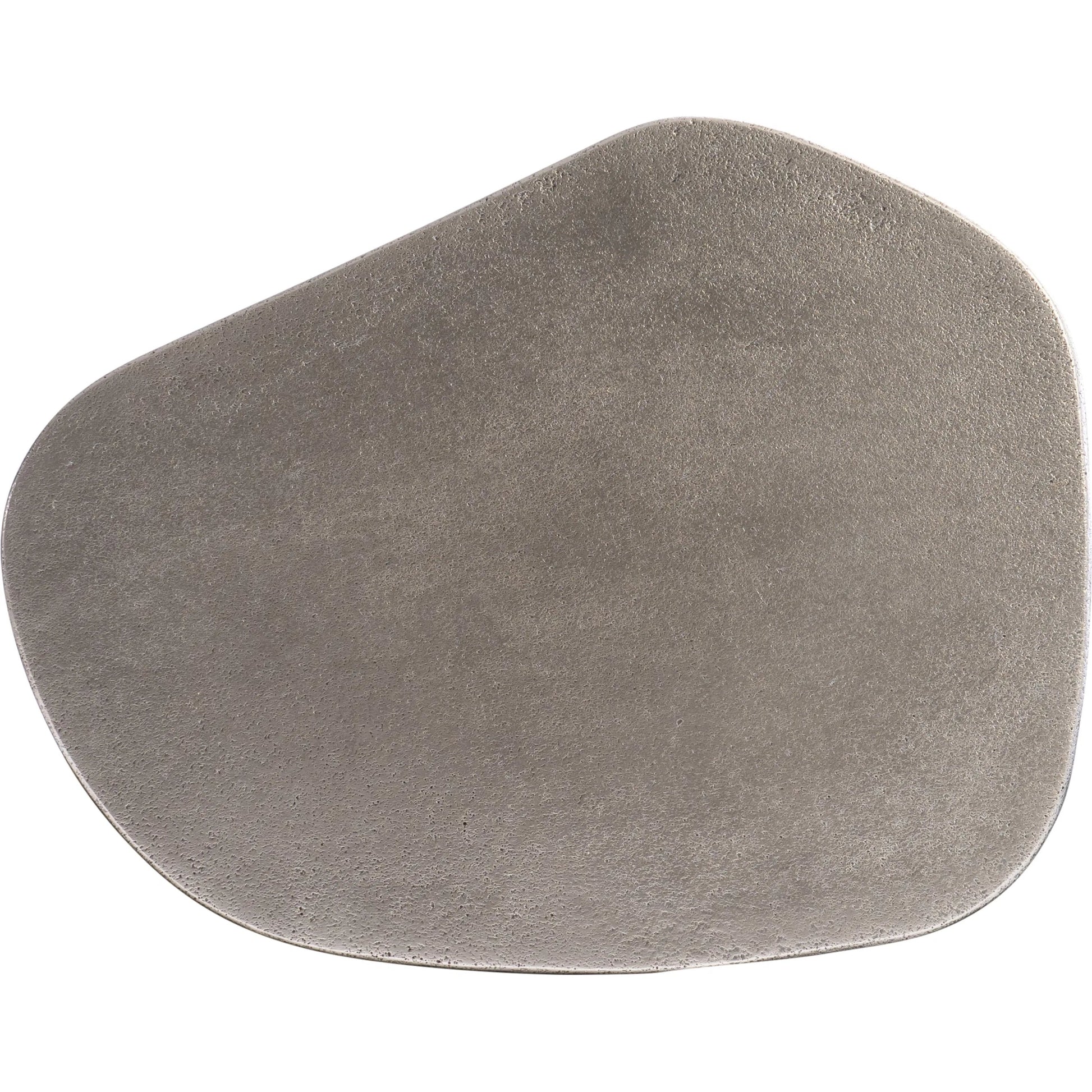 Clawson Cocktail Table by Bernhardt in graphite. Made from aluminum in a modern style.