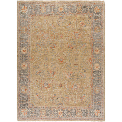Monterey MOY-2306 Rug by Surya in sage, slate gray, terracotta, sandstone, dusty blue. Made from wool in a unique style.