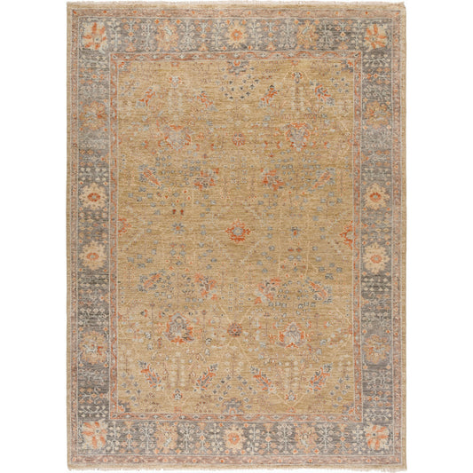 Monterey Rug - 534669 by Surya in sage, slate gray, terracotta, sandstone, dusty blue. Made from wool in a unique style.
