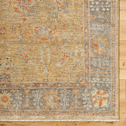 Monterey MOY-2306 Rug by Surya in sage, slate gray, terracotta, sandstone, dusty blue. Made from wool in a unique style.