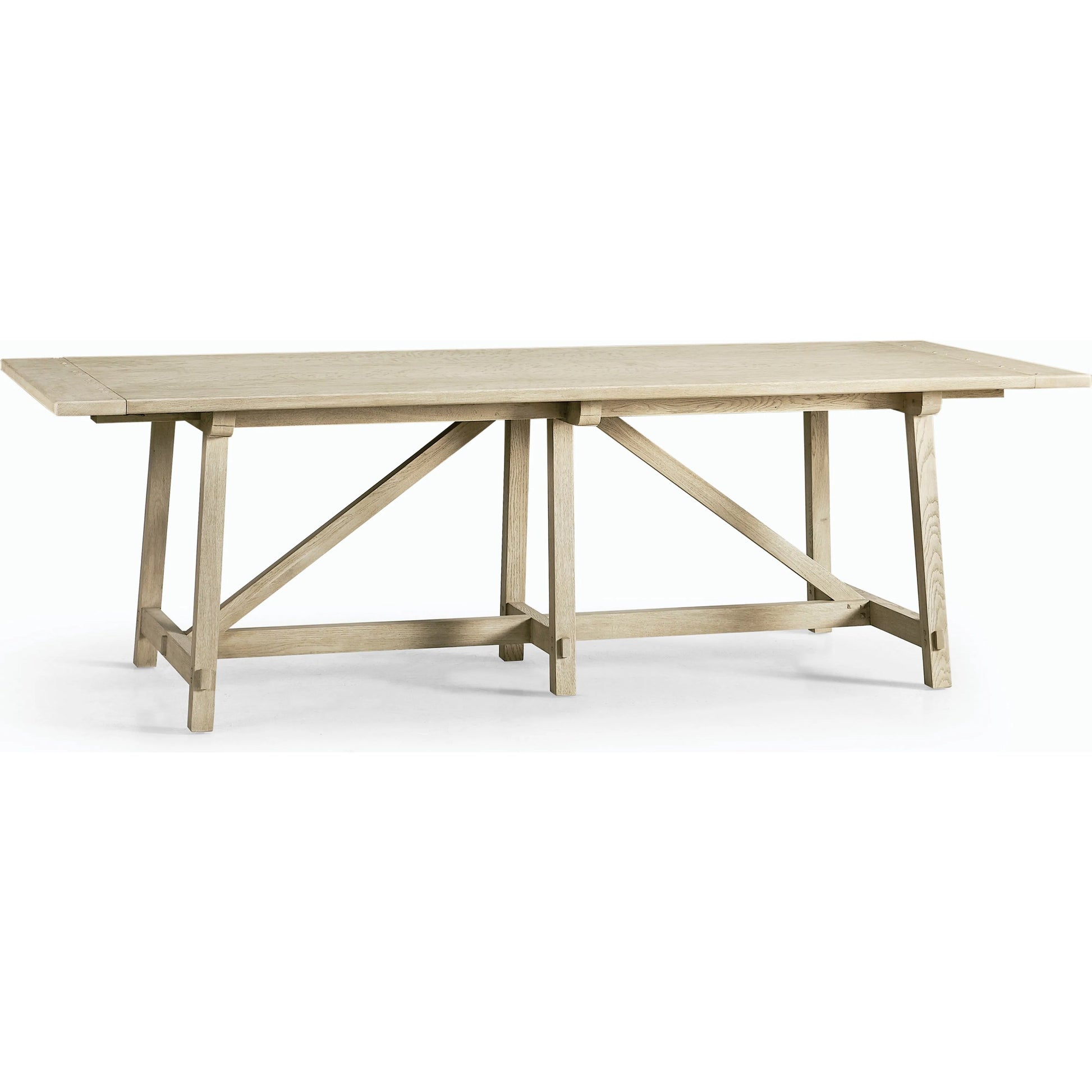 Timeless Sidereal French Laundry Table 96" by Jonathan Charles. Made from oak in a modern style.