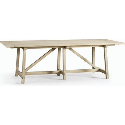 Timeless Sidereal French Laundry Table 96" by Jonathan Charles. Made from oak in a modern style.