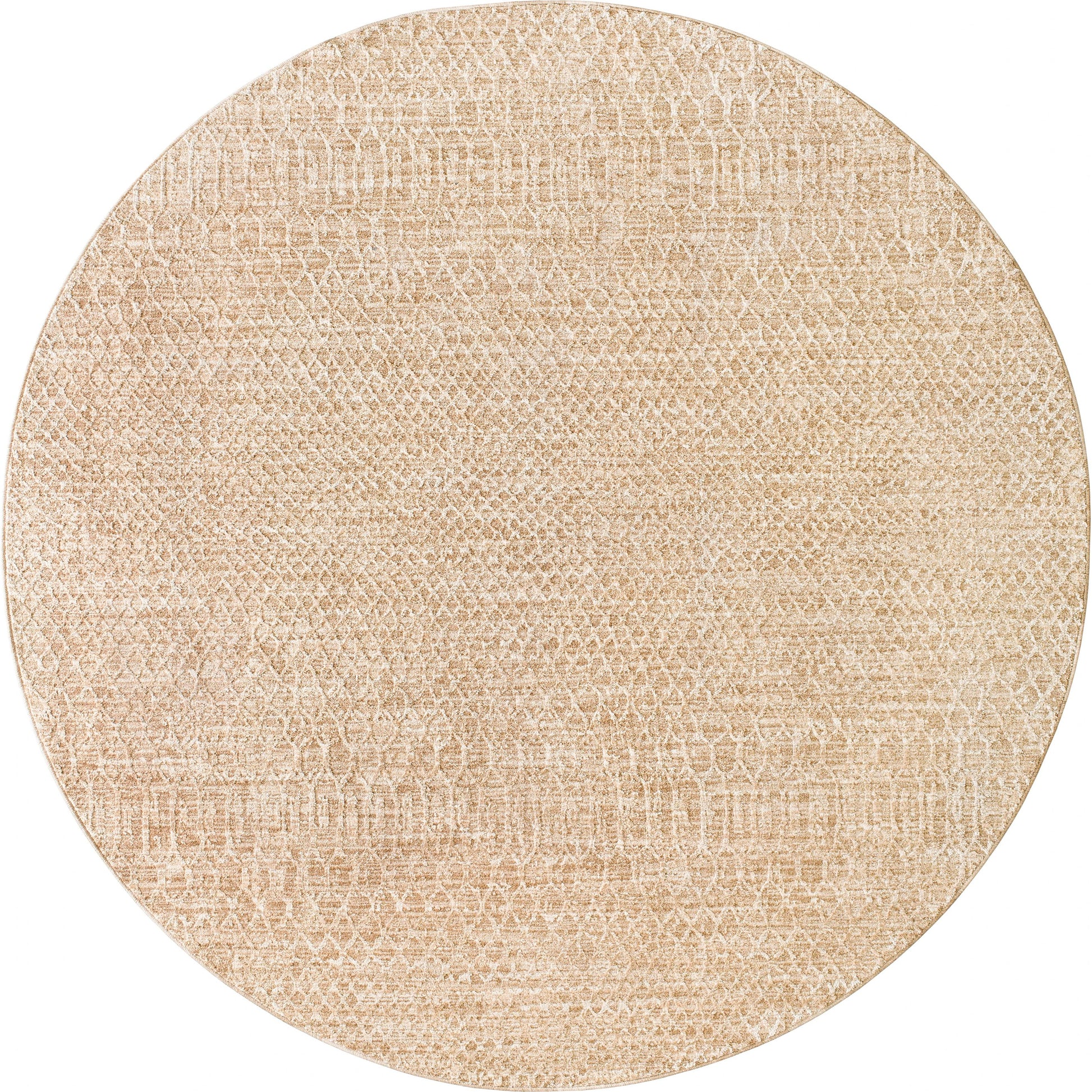 Masterpiece Area Rug by Livabliss in beige, tan, medium brown. Made from main: 100% polyester in a cottage & farmhouse style.