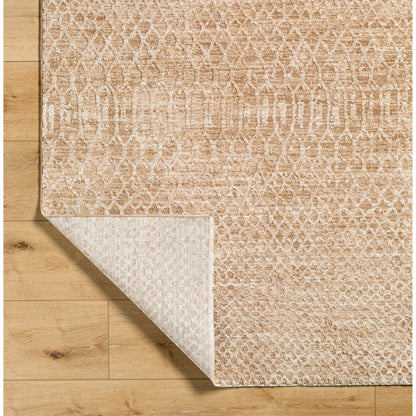 Masterpiece Area Rug by Livabliss in beige, tan, medium brown. Made from main: 100% polyester in a cottage & farmhouse style.