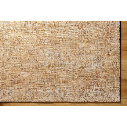 Masterpiece Rug - 33609 by Livabliss in light gray, beige, tan, medium brown. Made from main: 100% polyester in a unique style.