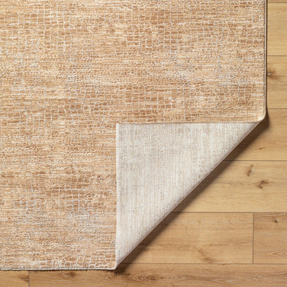 Masterpiece Rug - 33609 by Livabliss in light gray, beige, tan, medium brown. Made from main: 100% polyester in a unique style.