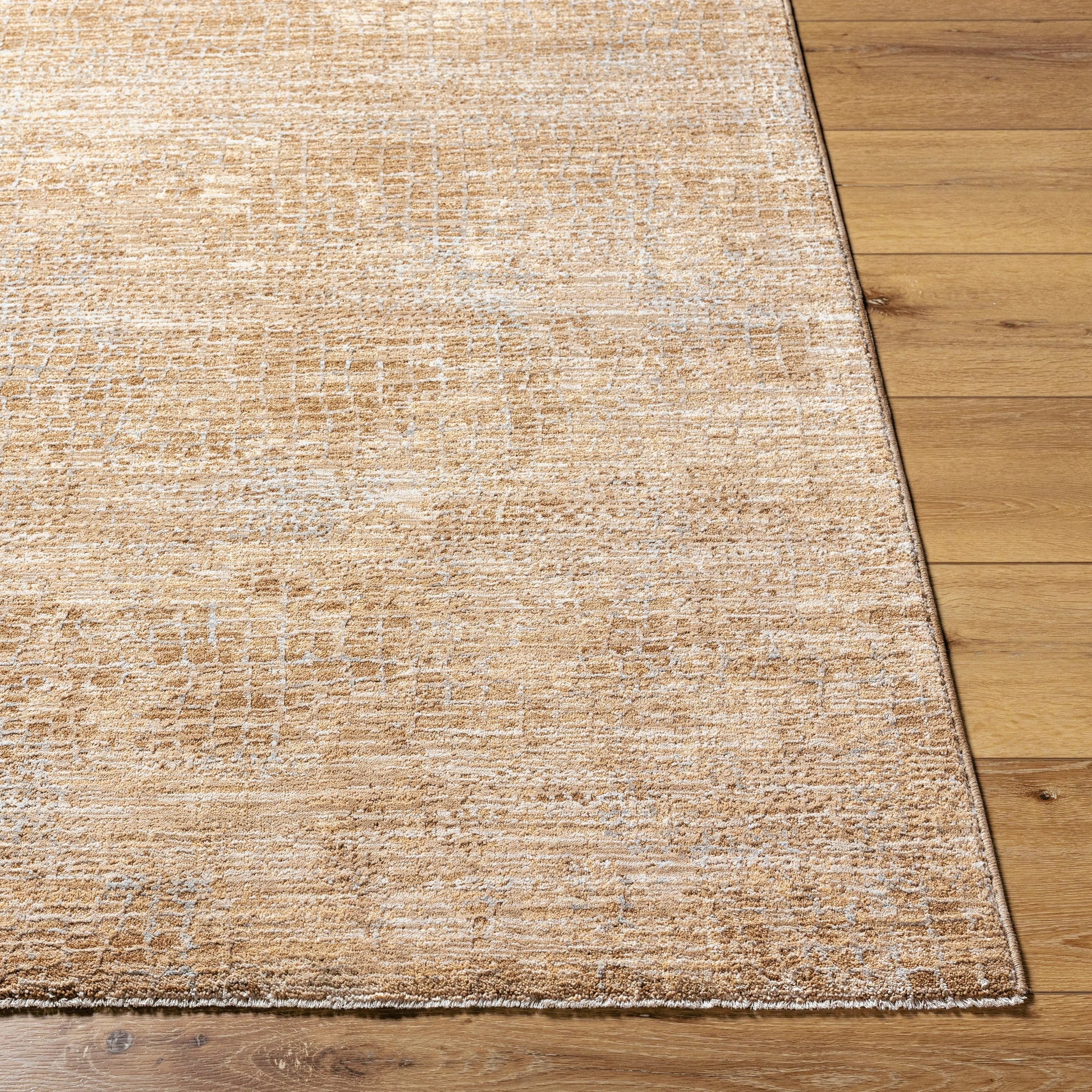 Masterpiece Rug - 33609 by Livabliss in light gray, beige, tan, medium brown. Made from main: 100% polyester in a unique style.