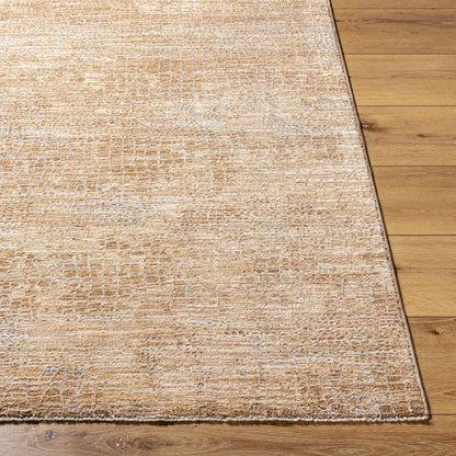 Masterpiece Rug - 33609 by Livabliss in light gray, beige, tan, medium brown. Made from main: 100% polyester in a unique style.