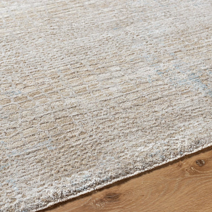 Masterpiece Rug - 33610 by Livabliss in light gray, medium gray, ice blue. Made from main: 100% polyester in a unique style.