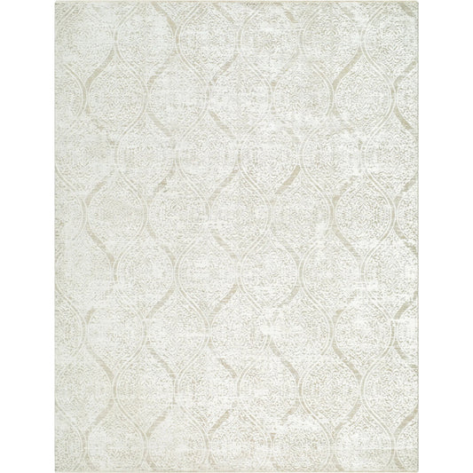 Masterpiece MPC-2334 Rug by Livabliss in white, ivory, taupe. Made from polyester in a unique style.