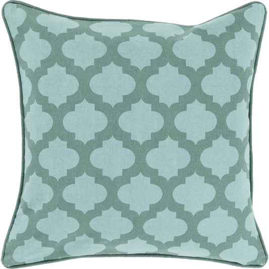 Morrocan Printed Lattice Pillow - 28527 by Surya. Made from 100% cotton in a traditional style.