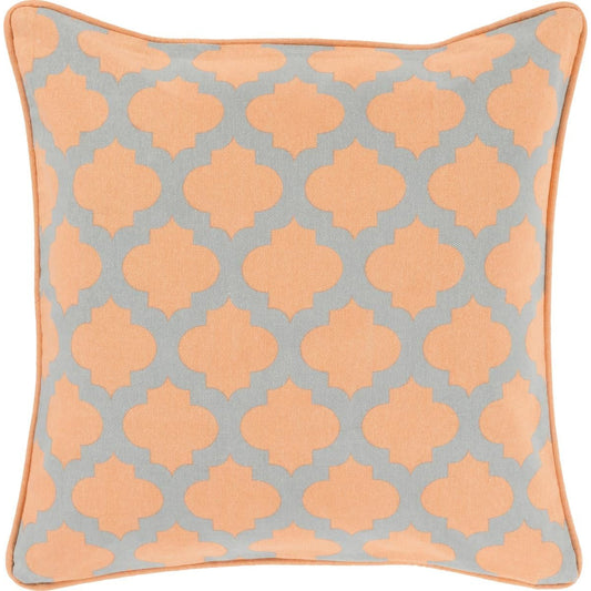 Morrocan Printed Lattice Pillow - 28527 by Surya. Made from 100% cotton in a traditional style.