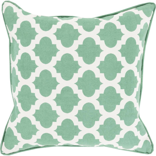 Morrocan Printed Lattice Pillow - 28527 by Surya. Made from 100% cotton in a traditional style.