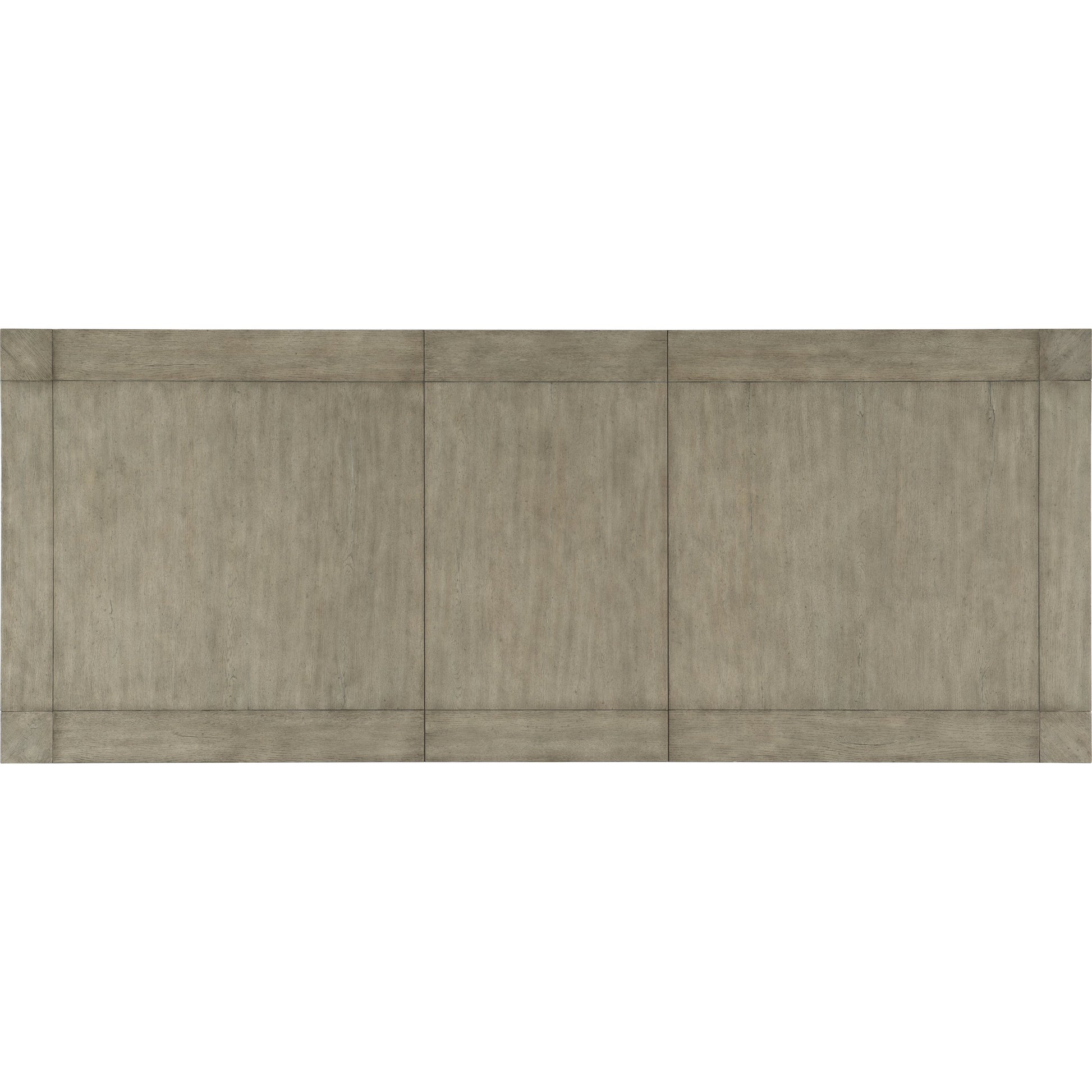 Linville Falls North Fork Dining Table by Hooker Furniture in mink. Made from oak veneers in a modern style.