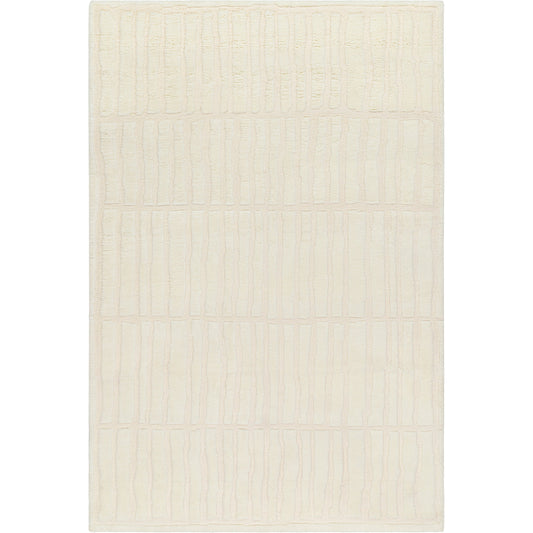 Manpura Rug - 485172 by Surya in pearl. Made from face: 100% wool, warp: 100% cotton in a unique style.