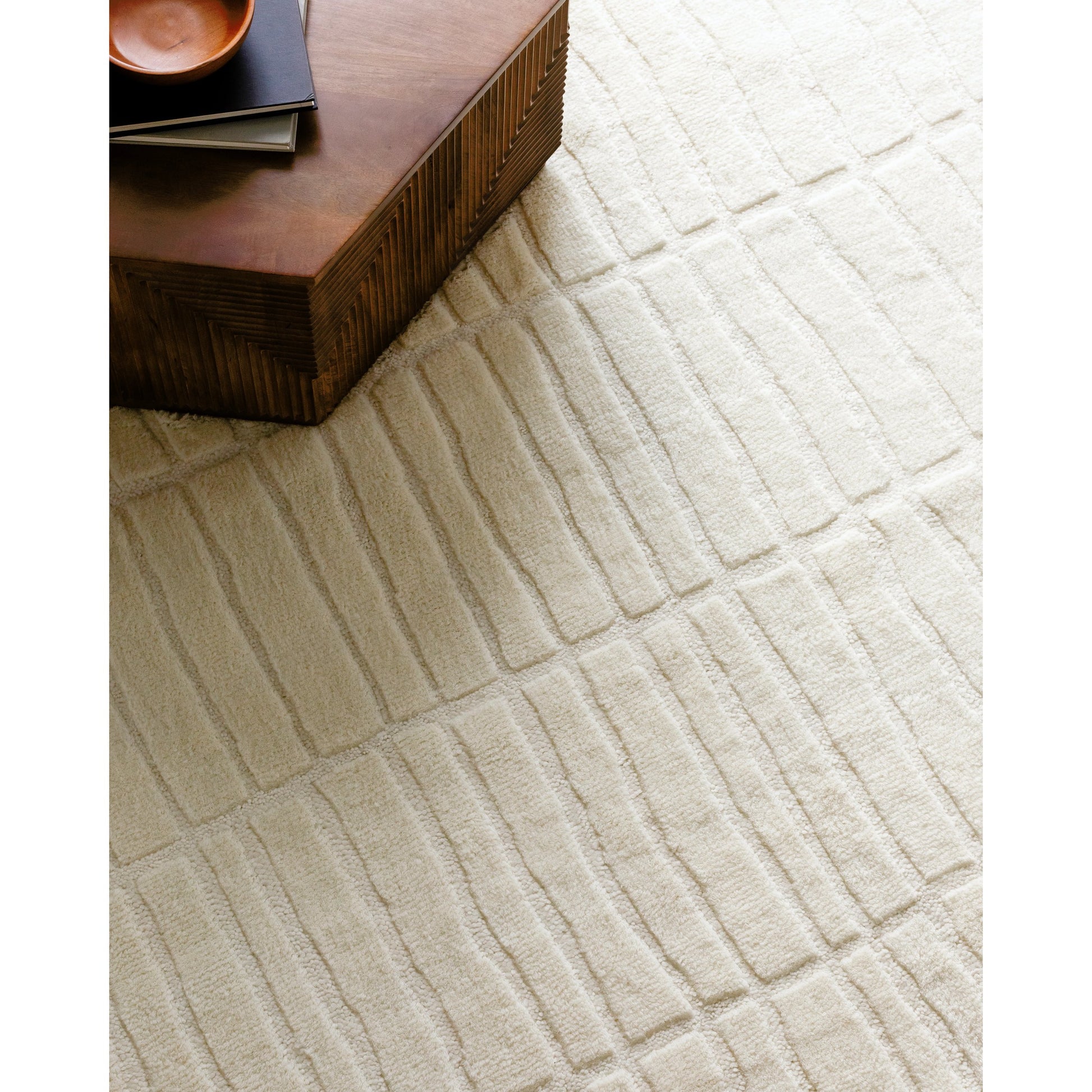 Manpura Rug - 485172 by Surya in ivory, cream, beige. Made from face: 100% wool, warp: 100% cotton in a unique style.