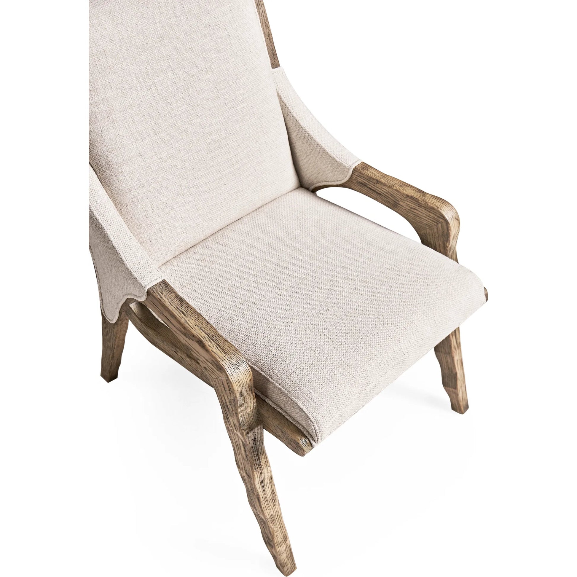 Echo Canyon Upholstered Side Chair (Set of 2) by Jonathan Charles in faded oak. Made from oak in a traditional style.