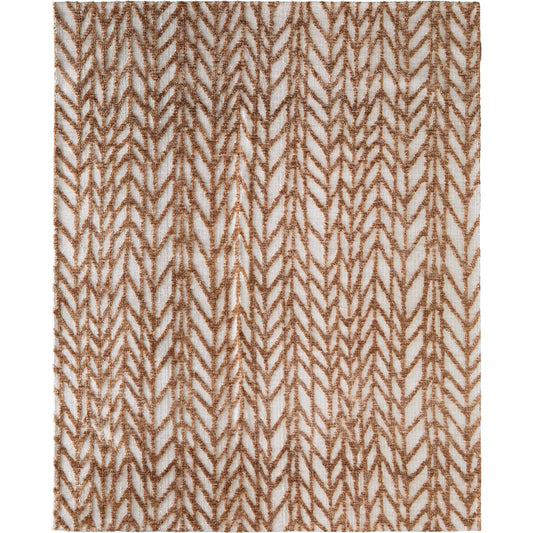 Colton Chevron 8748A55F Rug by Feizy in brown, tan. Made from polyester in a unique style.