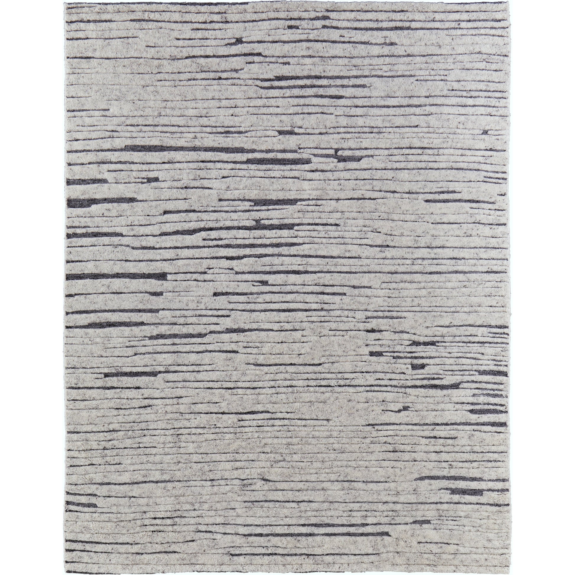 Broadfield Stripes Rug - T21T6037 by Thom Felicia by Feizy Rugs in ivory. Made from wool in a unique style.