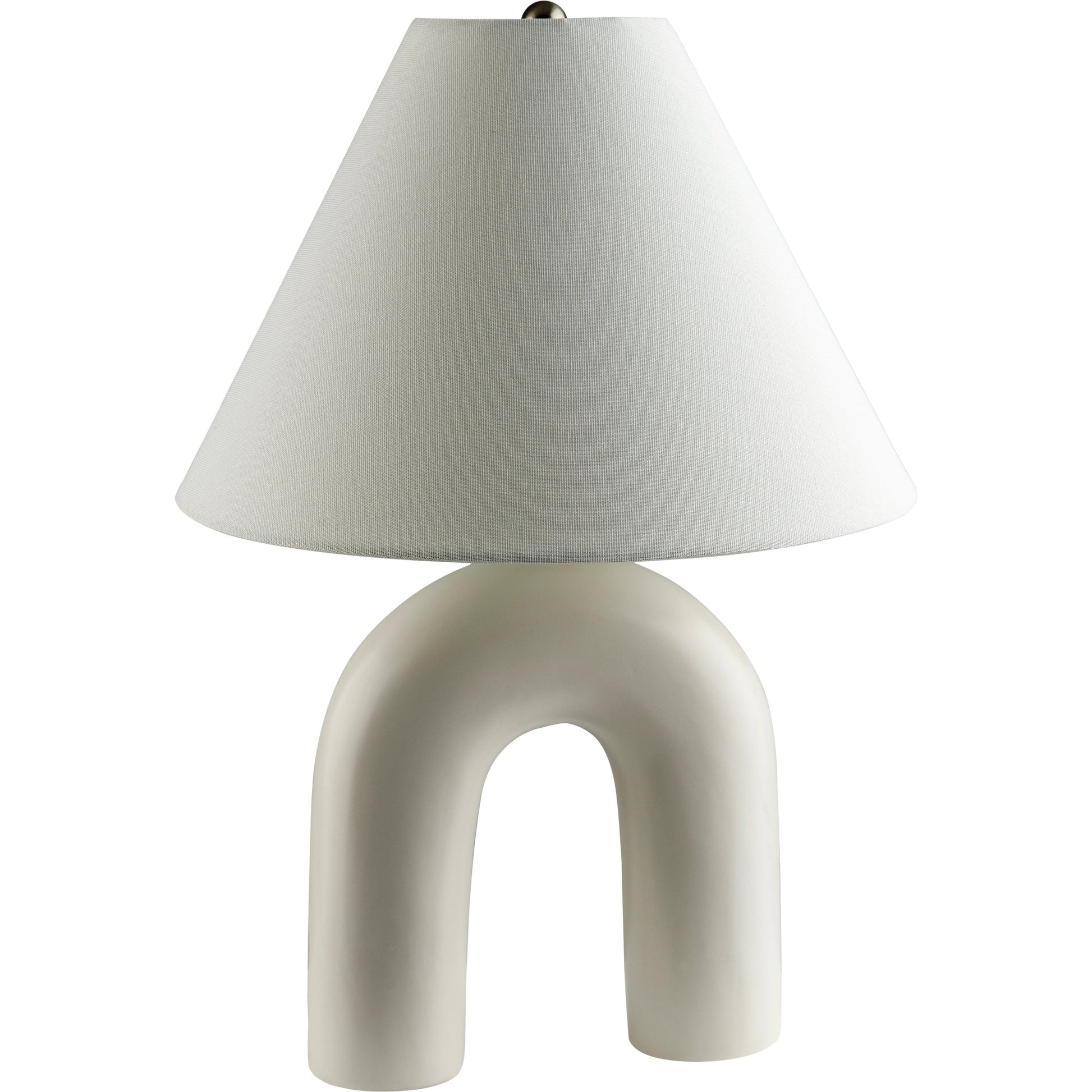 Marquise - 531312 by Livabliss in body: white, shade: white, finial: metallic - nickel, harp: metallic - nickel, cord: translucent and glossy, electroplated. Made from body: ceramic, shade (outside): linen, shade (inside): m