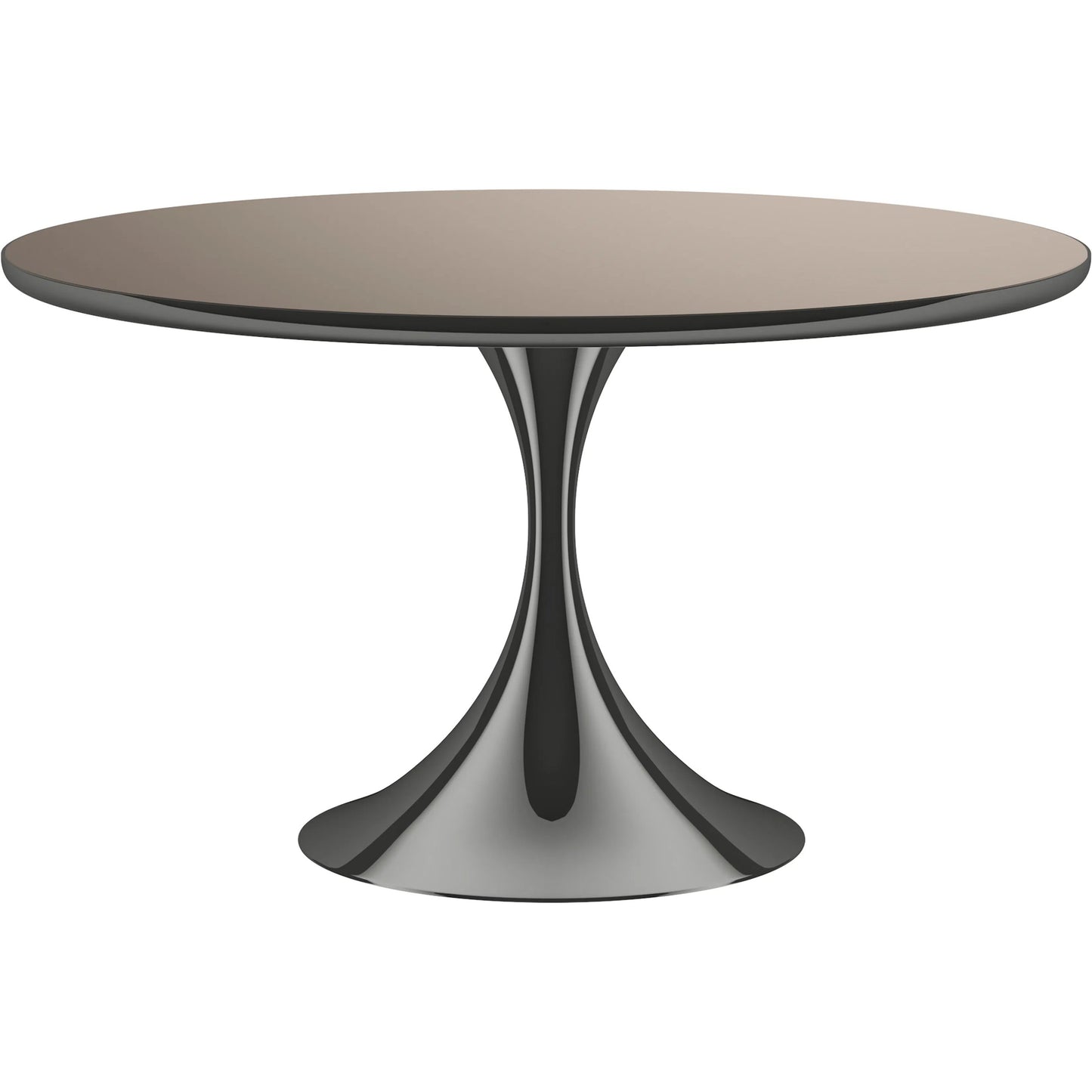 004 SI-2250588 | Additional Silo | Semper 54 Round Dining Table by Caracole. Made from metal, glass in a transitional style.