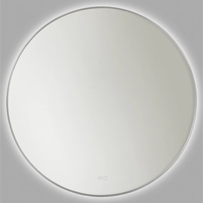 Cadre Round Mirror 36x36 by Generation Lighting. Made from glass in a modern style.