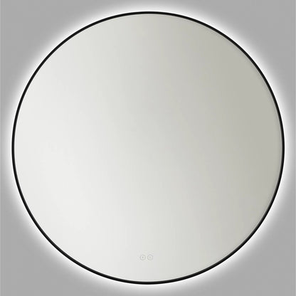 Cadre Round Mirror 36x36 by Generation Lighting. Made from glass in a modern style.