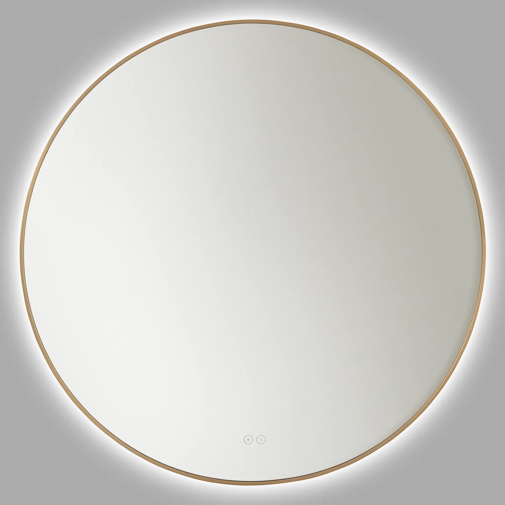 Cadre Round Mirror 36x36 by Generation Lighting. Made from glass in a modern style.