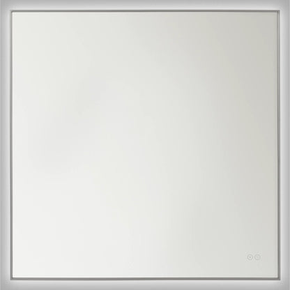 Cadre Square Mirror 36x36 by Generation Lighting. Made from glass in a modern style.