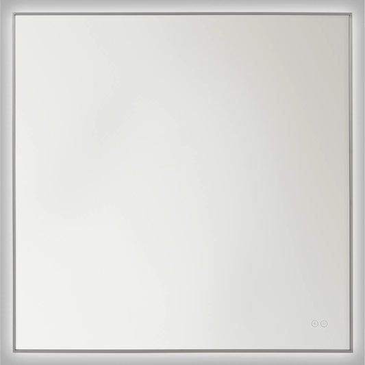 Cadre Square Mirror 36x36 by Generation Lighting. Made from glass in a modern style.