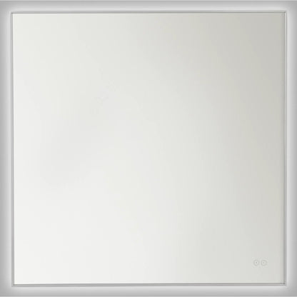 Cadre Square Mirror 36x36 by Generation Lighting. Made from glass in a modern style.