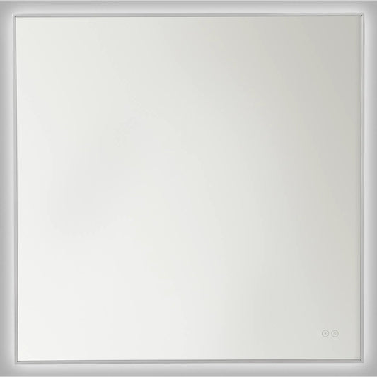 Cadre Square Mirror 36x36 by Generation Lighting. Made from glass in a modern style.