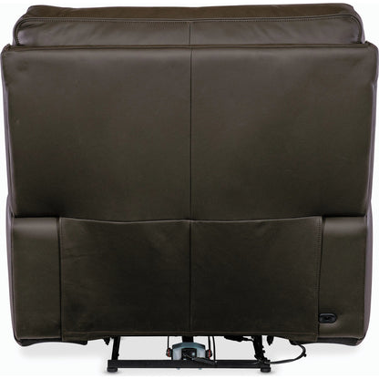 Kramer Zero Gravity Power Recliner w/ Power Headrest by Hooker Furniture. Made from leather in a modern style.