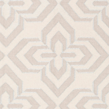Marinda MRI-8001 Rug by Surya in ivory, light brown, metallic silver. Made from 90% wool, 10% metallic in a unique style.