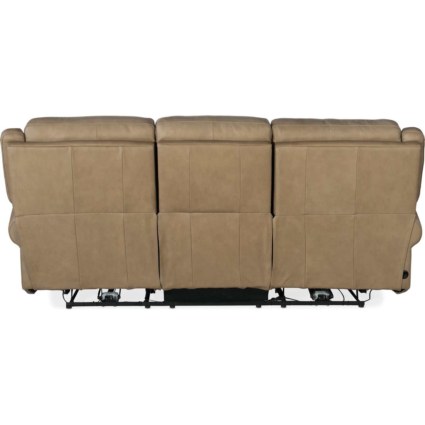 002 SI-1873175 | Additional Silo | Oberon Zero Gravity Power Sofa by Hooker Furniture in caruso sand. Made from leather in a traditional style.