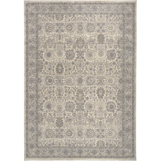 Marquette Transitional Oriental Rug - 3776F by Feizy in gray, silver, ivory. Made from polyester, acrylic in a unique styl