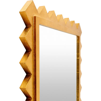 Harrison Mirror by Livabliss in frame: gold and gilded. Made from frame: manufactured wood in a modern style.