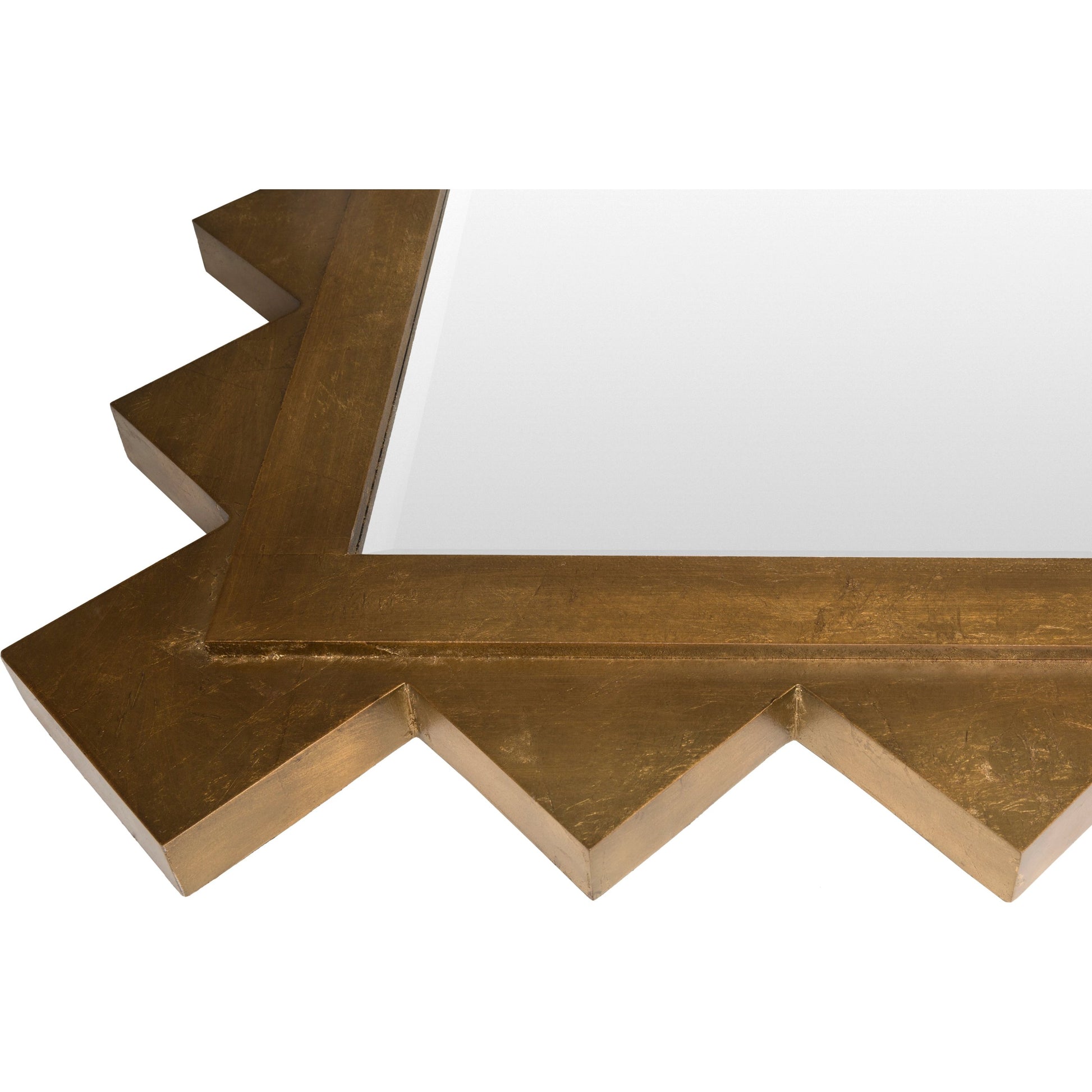 Harrison Mirror by Livabliss in frame: gold and gilded. Made from frame: manufactured wood in a modern style.