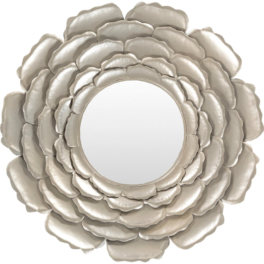 001 None | Unknown | Lotus - 16868 by Surya in mirrored. Made from metal in a modern style.