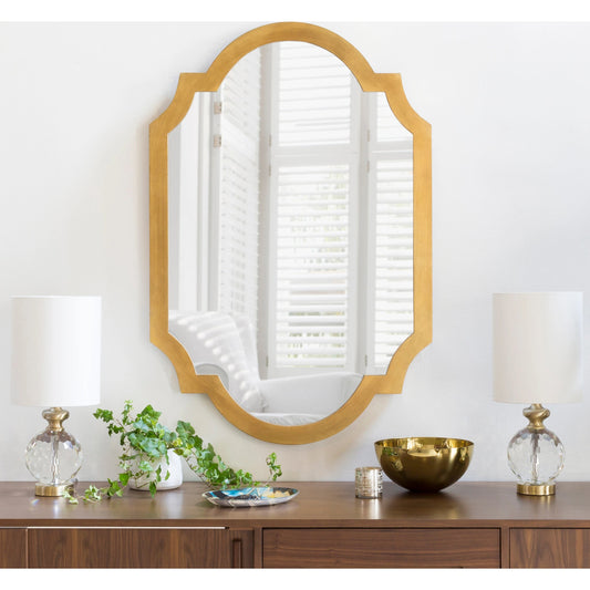 Norway - 16872 by Livabliss in gold. Made from mdf in a transitional style.