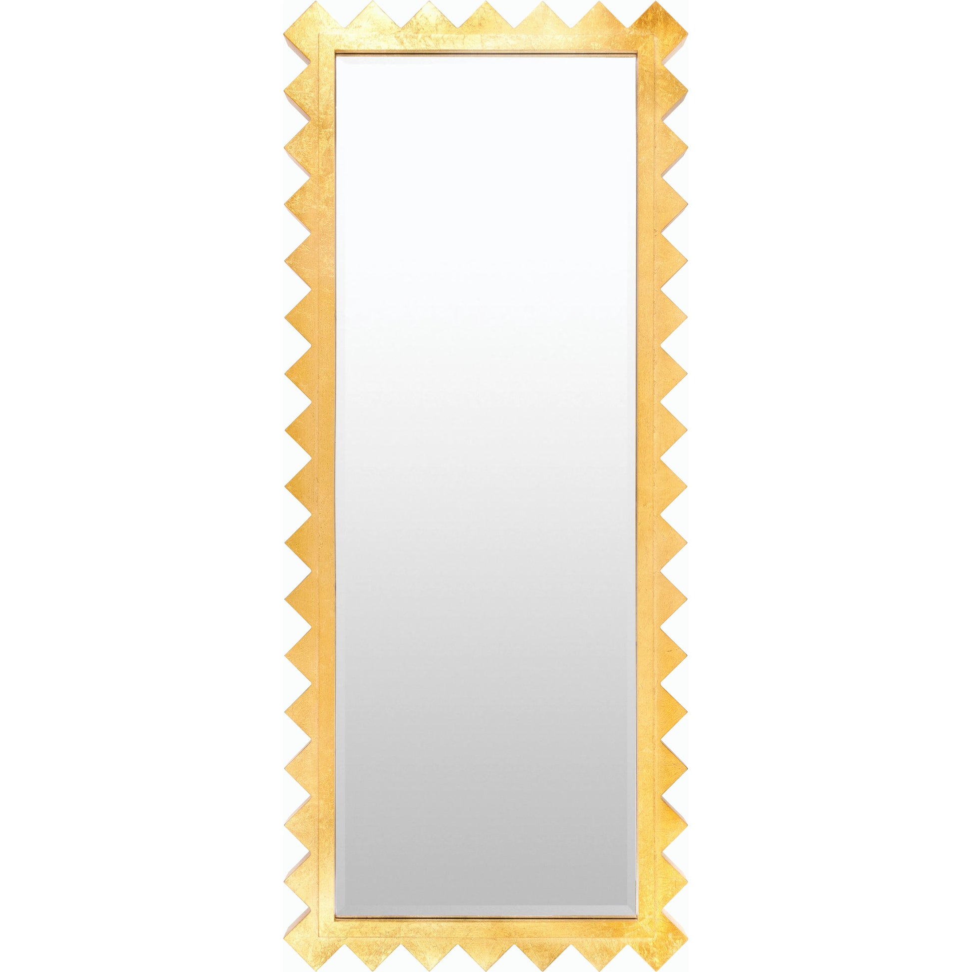 Harrison Accent Mirror - 530731 by Surya in frame: gold and gold leaf. Made from manufactured wood in a modern style.