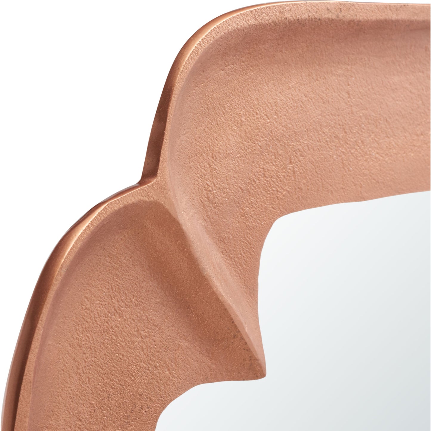 003 SI-1838182 | Closeup | Kay Mirror by HedgeApple Essentials in copper. Made from iron, glass in a modern style.
